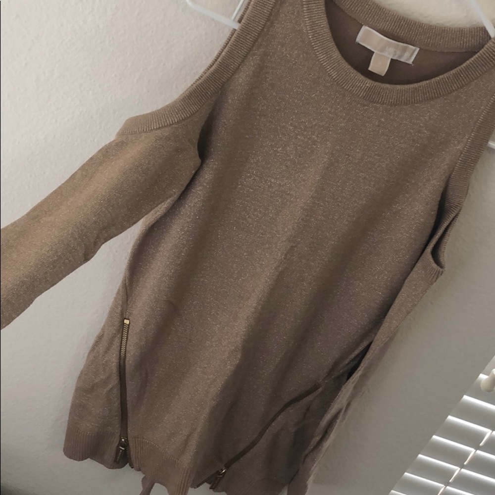 Michael Kors cold-shoulder sweater